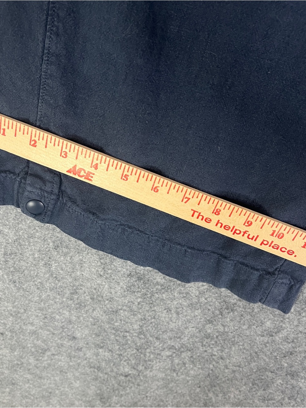 PILCRO Anthropologie Wide Leg Linen Cargo Pants Blue Cinch Waist XXS 30 Inseam - Picture 14 of 16